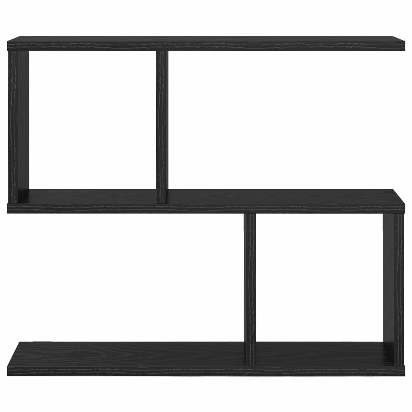 Vegghylle Svart eik 60 x 12 x 50,5 cm Konstruert tre
