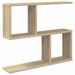 Vegghylle Sonoma eik 60 x 12 x 50,5 cm Konstruert tre