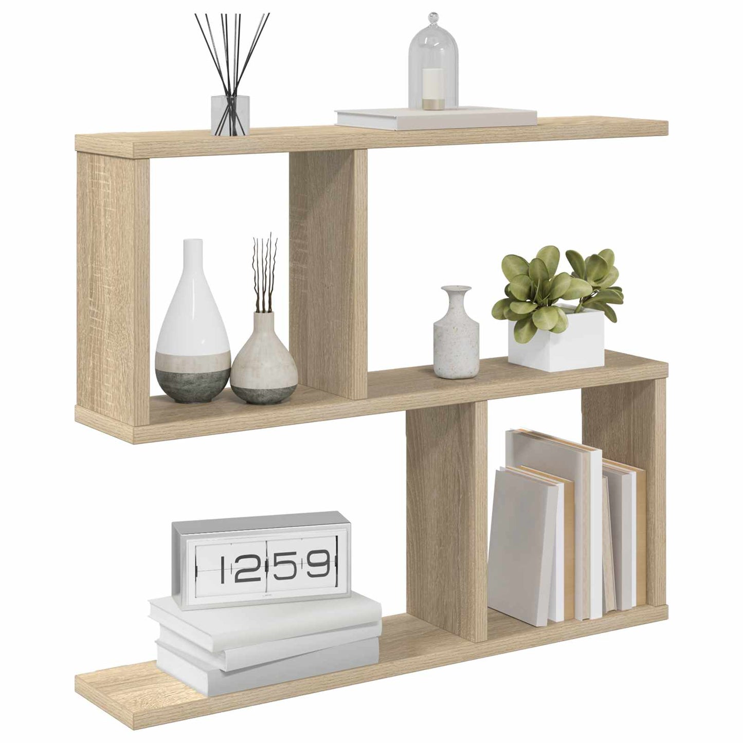 Vegghylle Sonoma eik 60 x 12 x 50,5 cm Konstruert tre