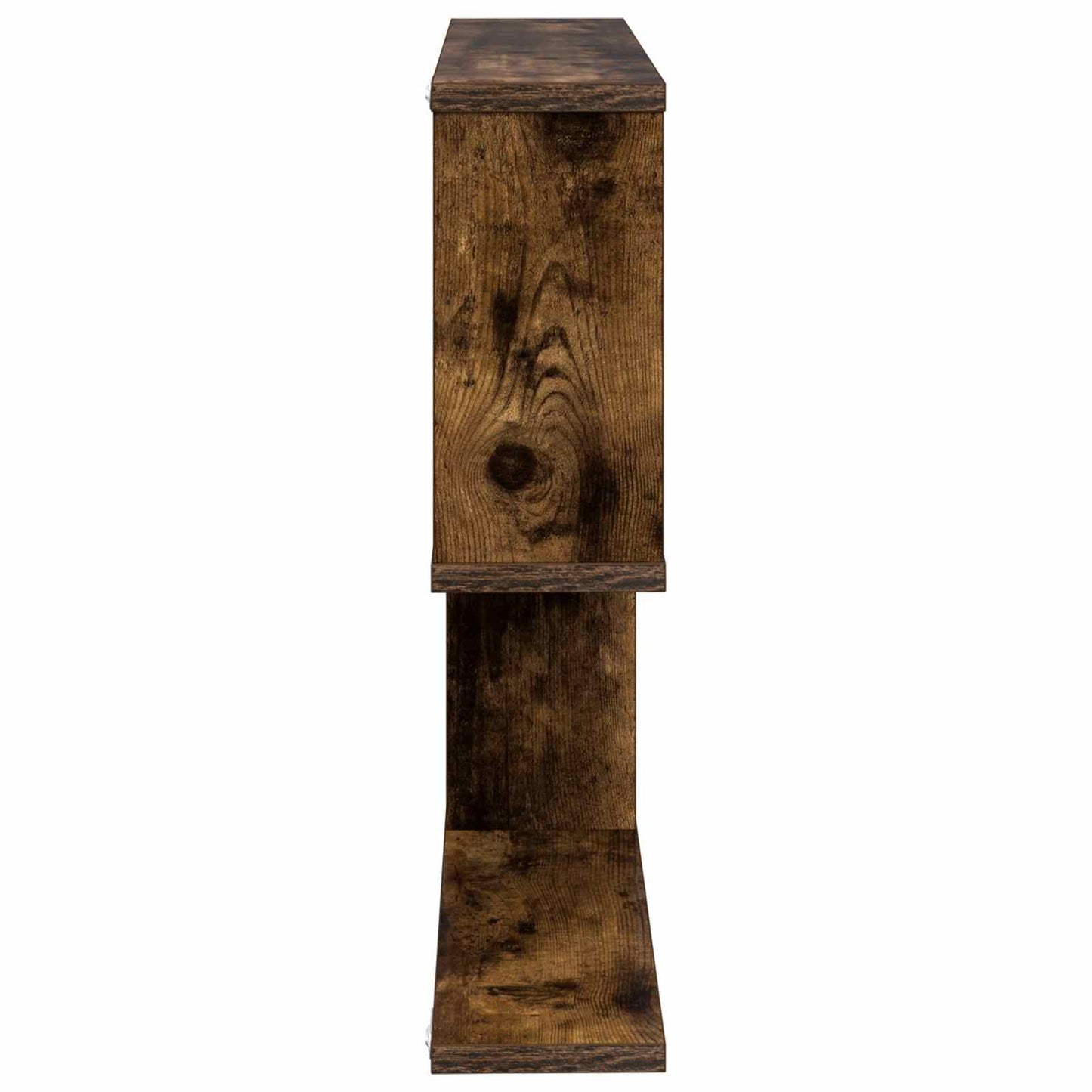 Vegghylle Røkt Eik 60 x 12 x 50,5 cm Konstruert tre