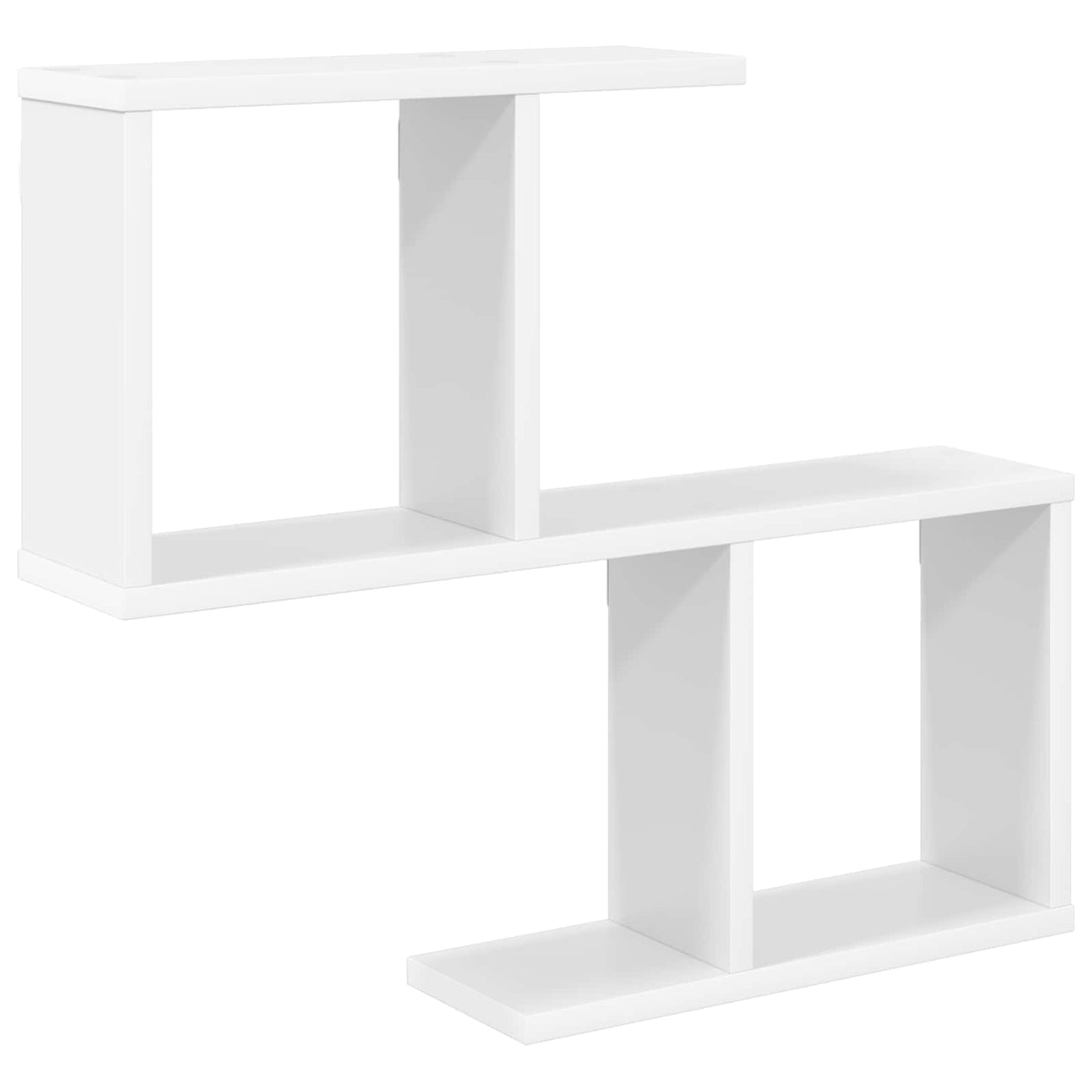 Vegghylle Hvit 60 x 12 x 50,5 cm Konstruert tre
