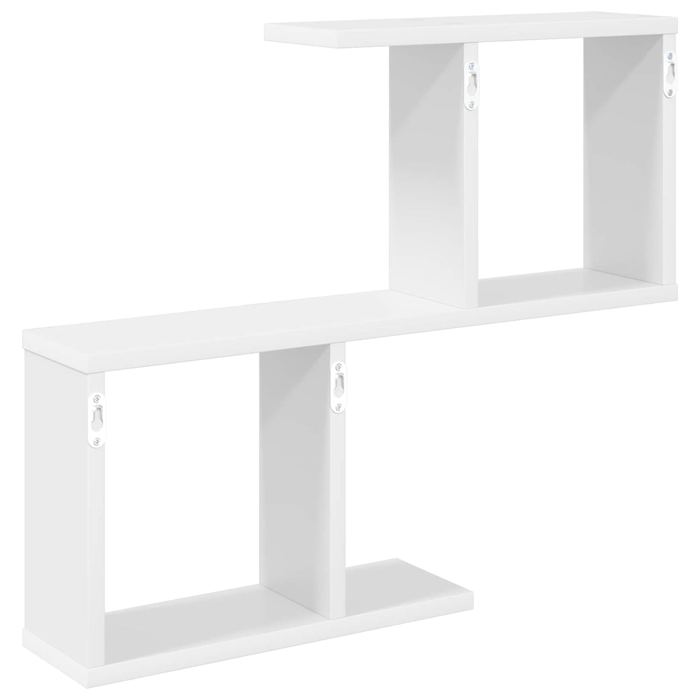 Vegghylle Hvit 60 x 12 x 50,5 cm Konstruert tre