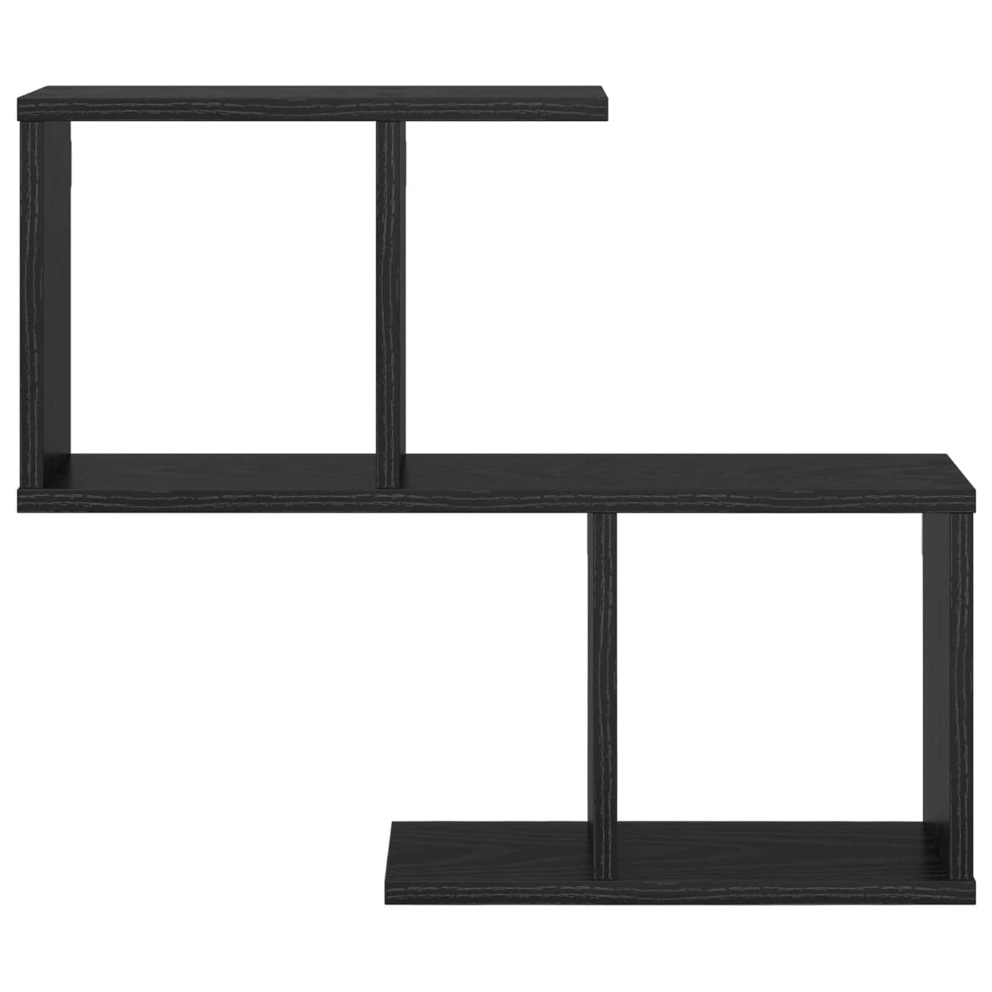 Vegghylle Svart eik 60 x 12 x 50,5 cm Konstruert tre
