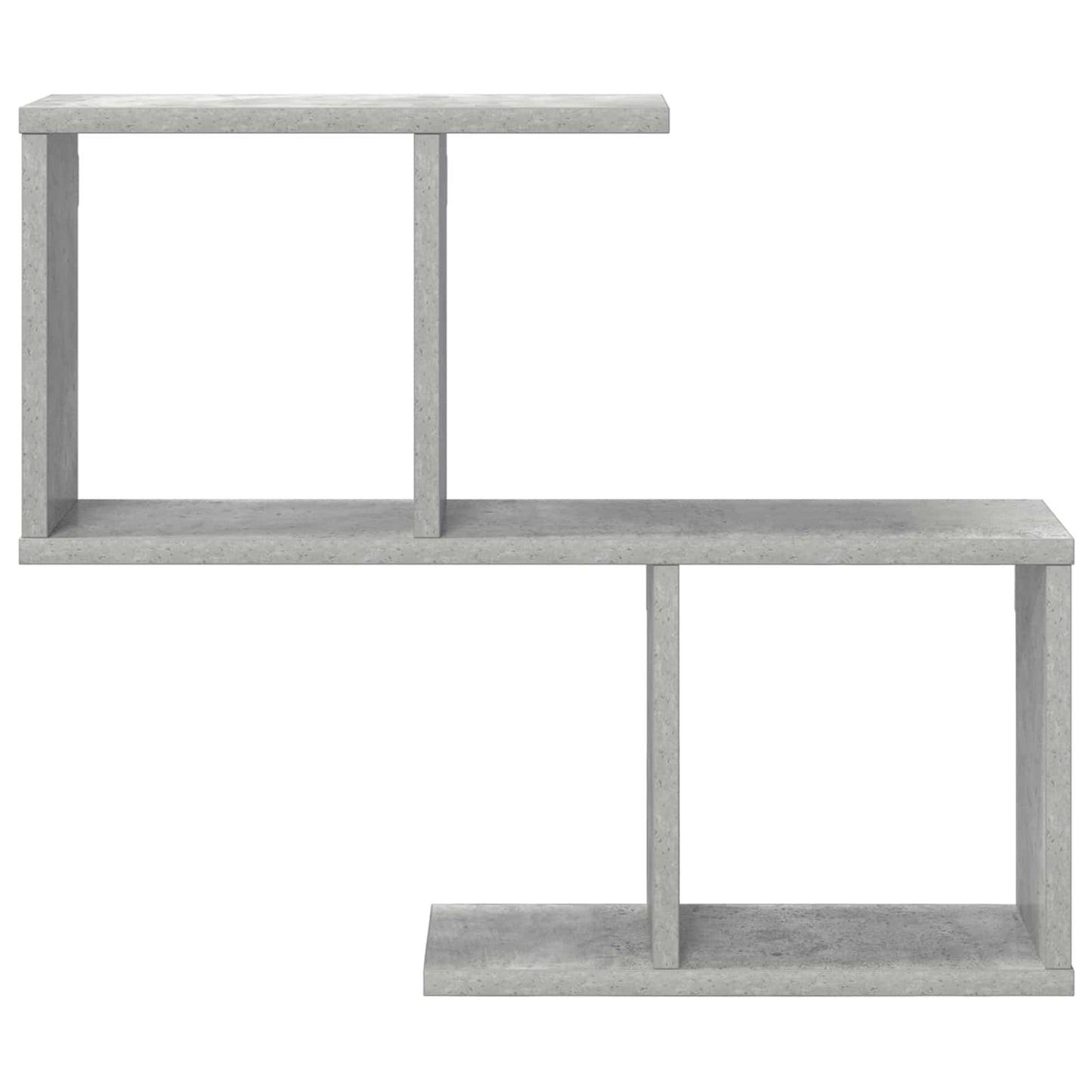 Vegghylle Betonggrå 60 x 12 x 50,5 cm Konstruert tre