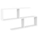 Vegghylle Hvit 100 x 12 x 50,5 cm Konstruert tre