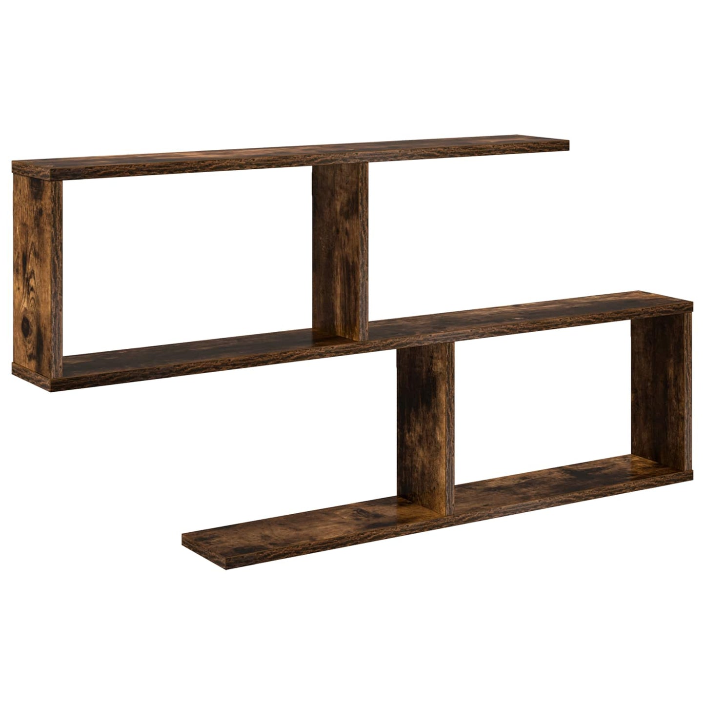 Vegghylle Røkt Eik 100 x 12 x 50,5 cm Konstruert tre