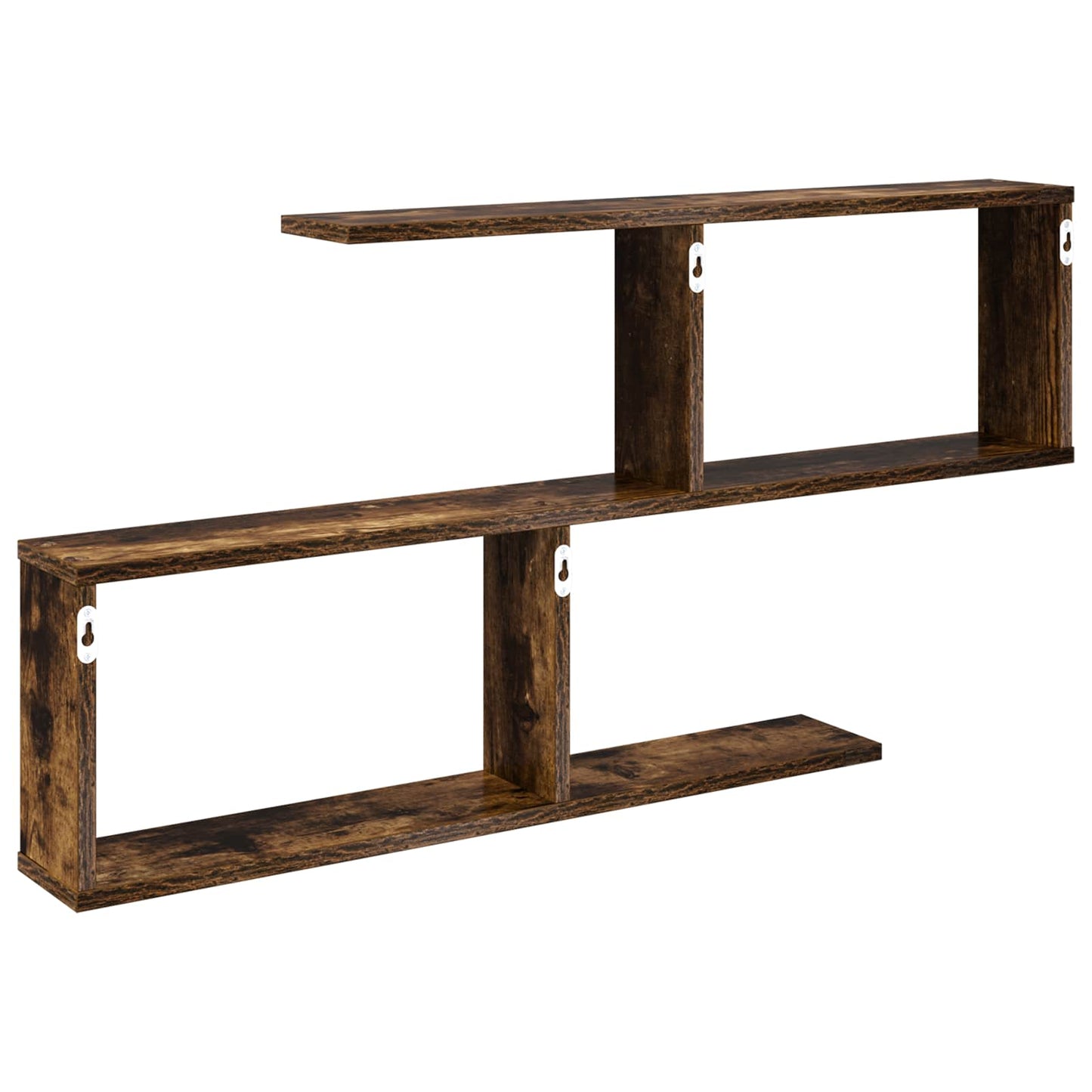 Vegghylle Røkt Eik 100 x 12 x 50,5 cm Konstruert tre