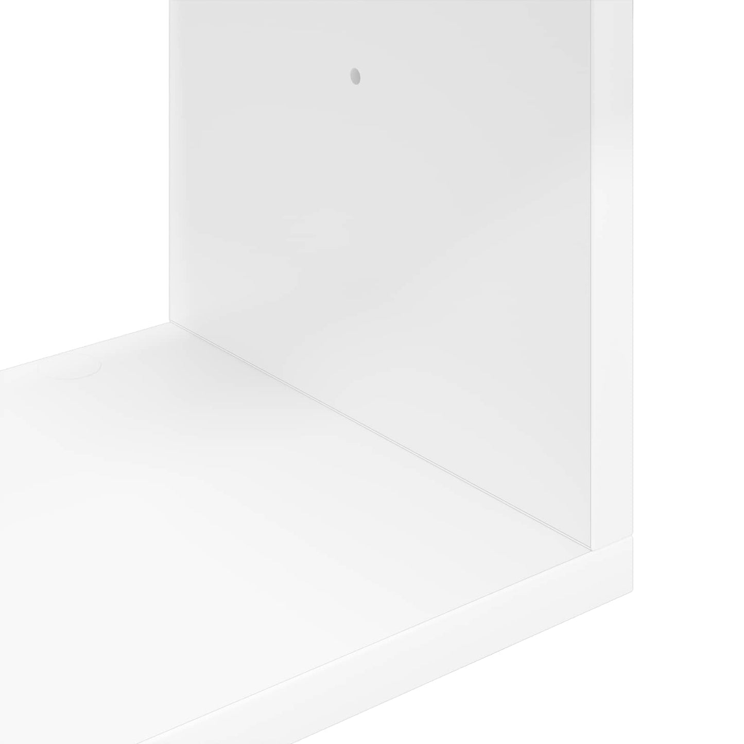 Vegghylle Hvit 80 x 12 x 79,5 cm Konstruert tre