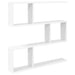Vegghylle Hvit 80 x 12 x 79,5 cm Konstruert tre