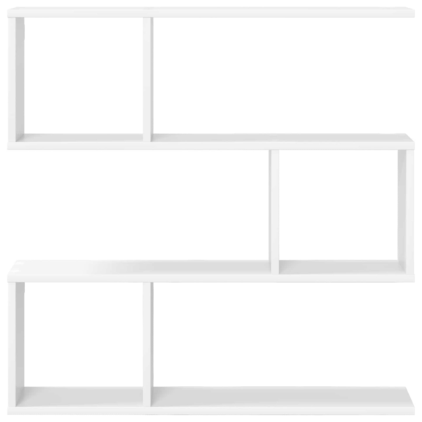 Vegghylle Hvit 80 x 12 x 79,5 cm Konstruert tre