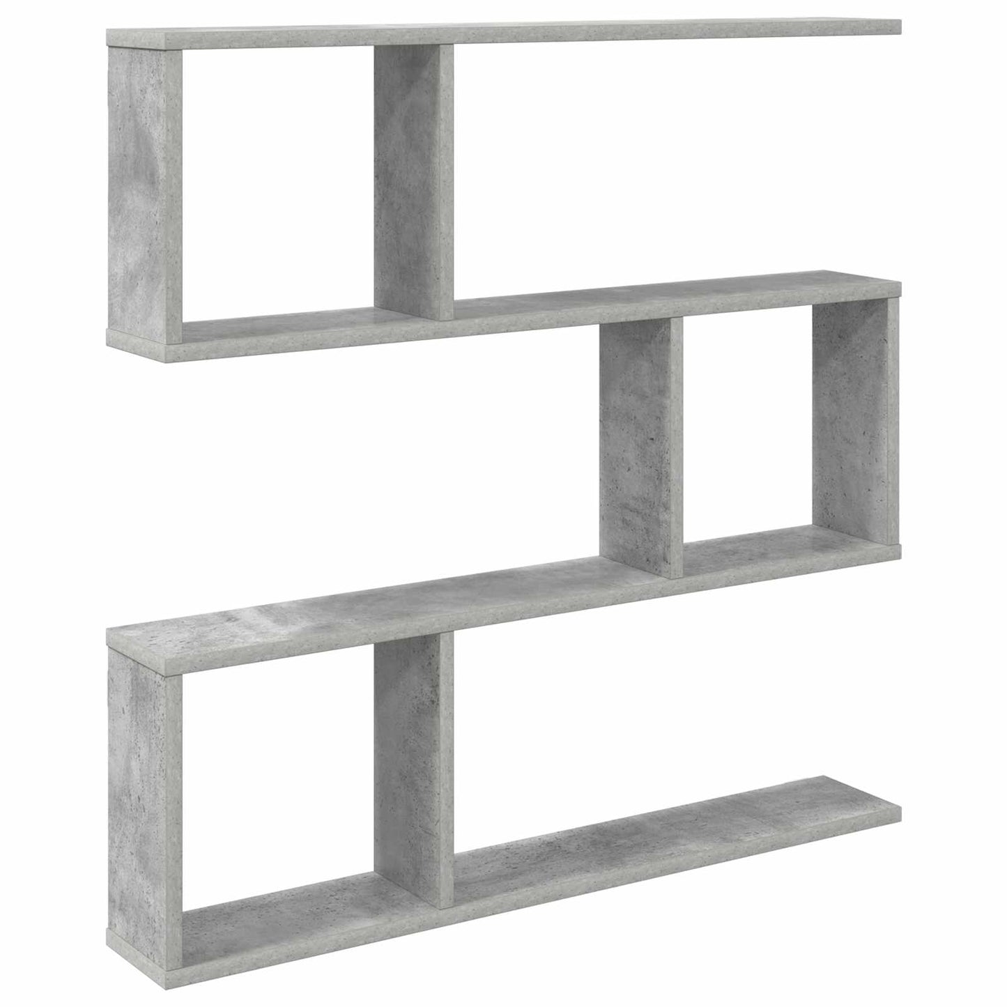 Vegghylle Betonggrå 80 x 12 x 79,5 cm Konstruert tre
