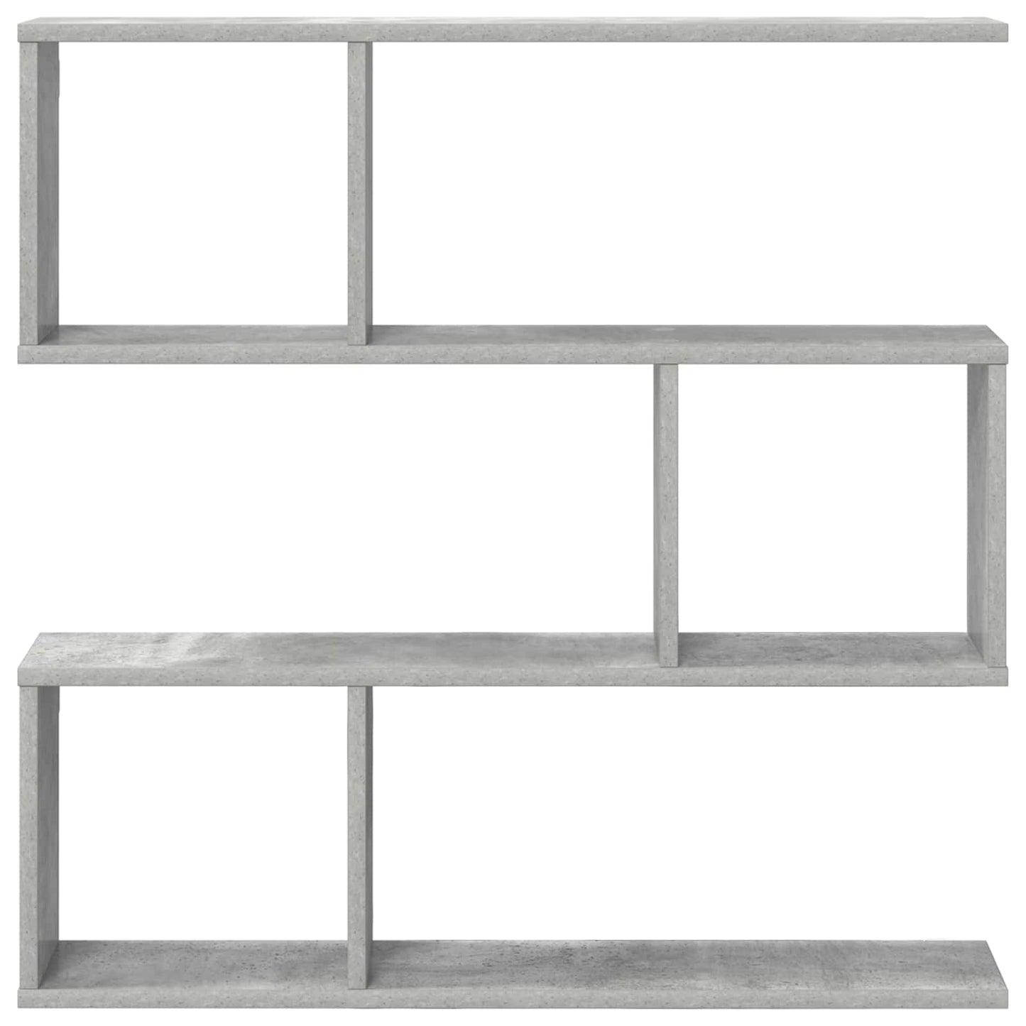 Vegghylle Betonggrå 80 x 12 x 79,5 cm Konstruert tre