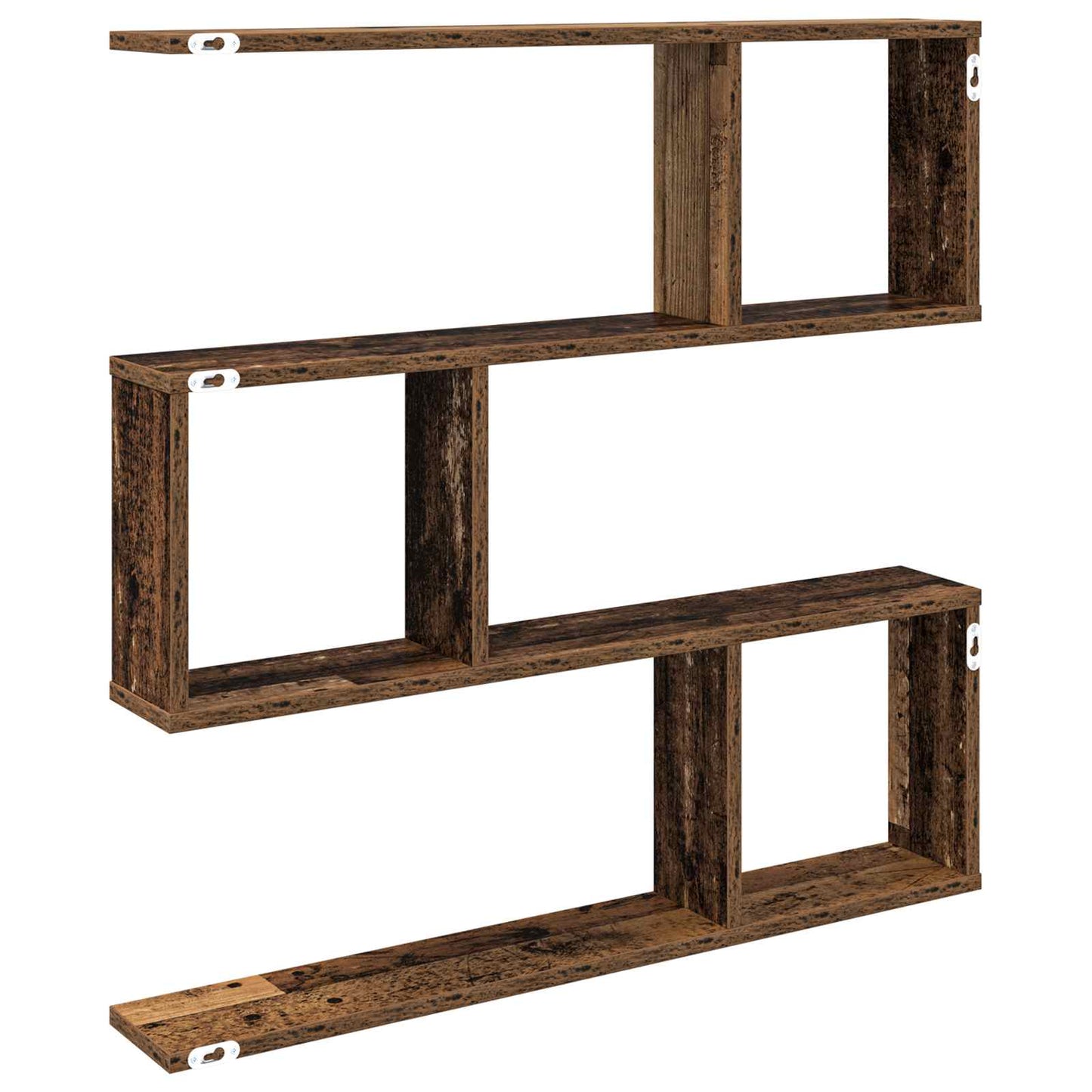 Vegghylle Gammelt tre 80 x 12 x 79,5 cm Konstruert tre