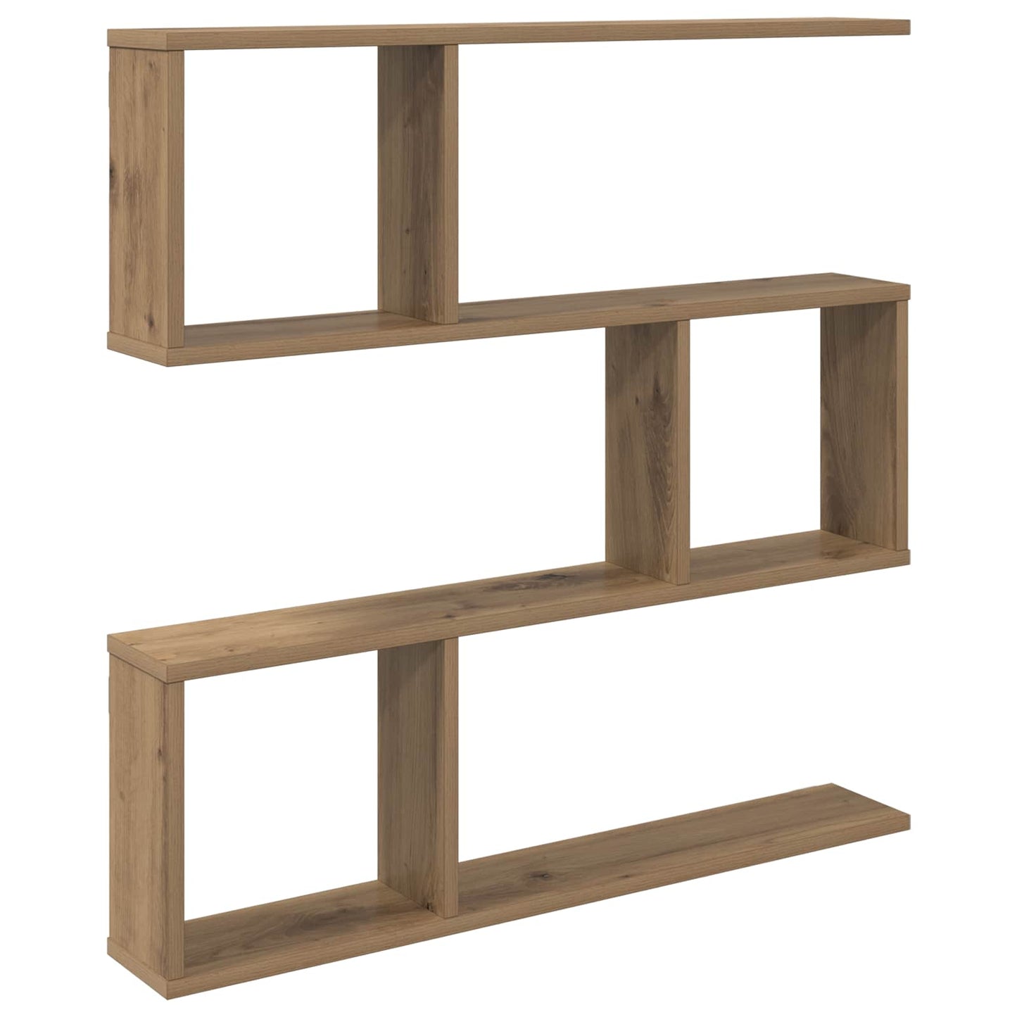Vegghylle Artisan eik 80 x 12 x 79,5 cm Konstruert tre