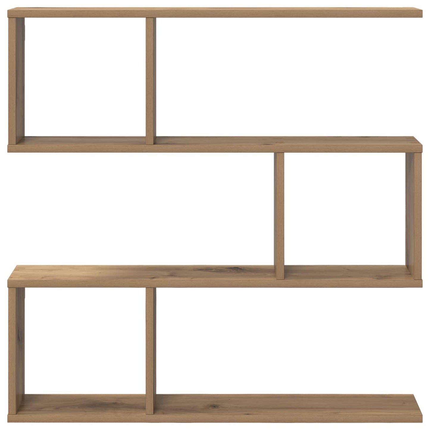 Vegghylle Artisan eik 80 x 12 x 79,5 cm Konstruert tre