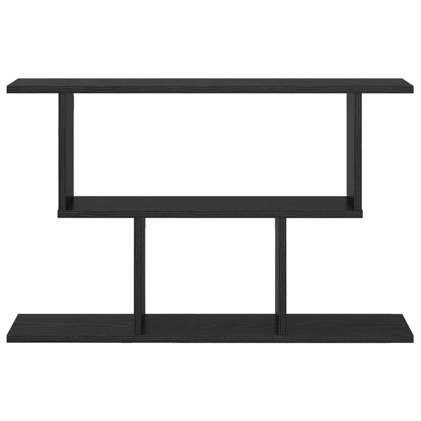 Vegghylle Svart eik 80 x 15 x 50,5 cm Konstruert tre