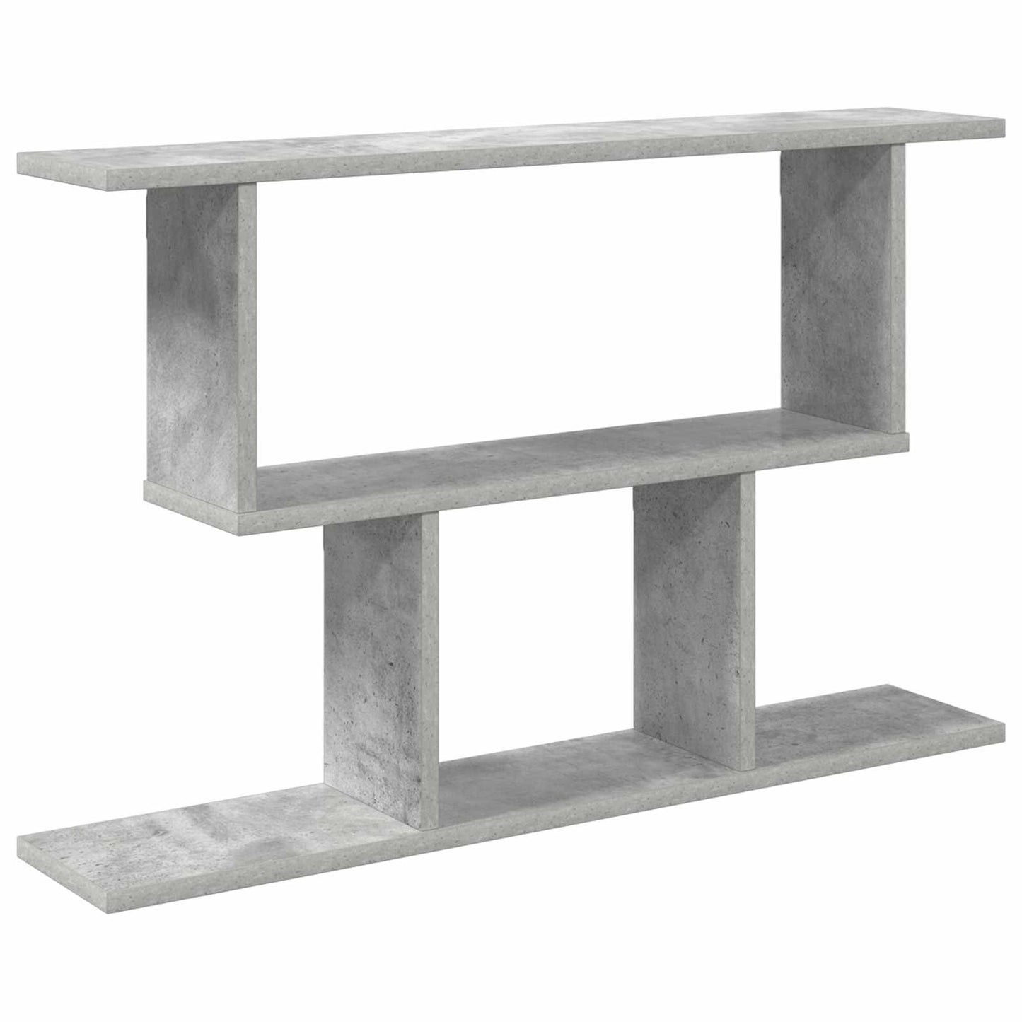 Vegghylle Betonggrå 80 x 15 x 50,5 cm Konstruert tre