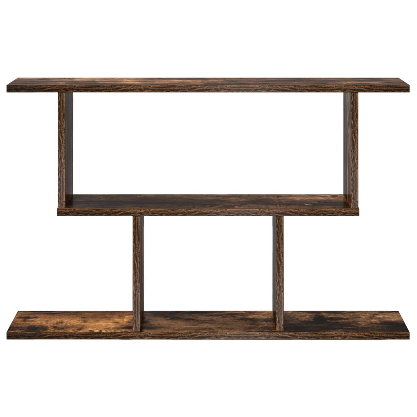 Vegghylle Røkt Eik 80 x 15 x 50,5 cm Konstruert tre