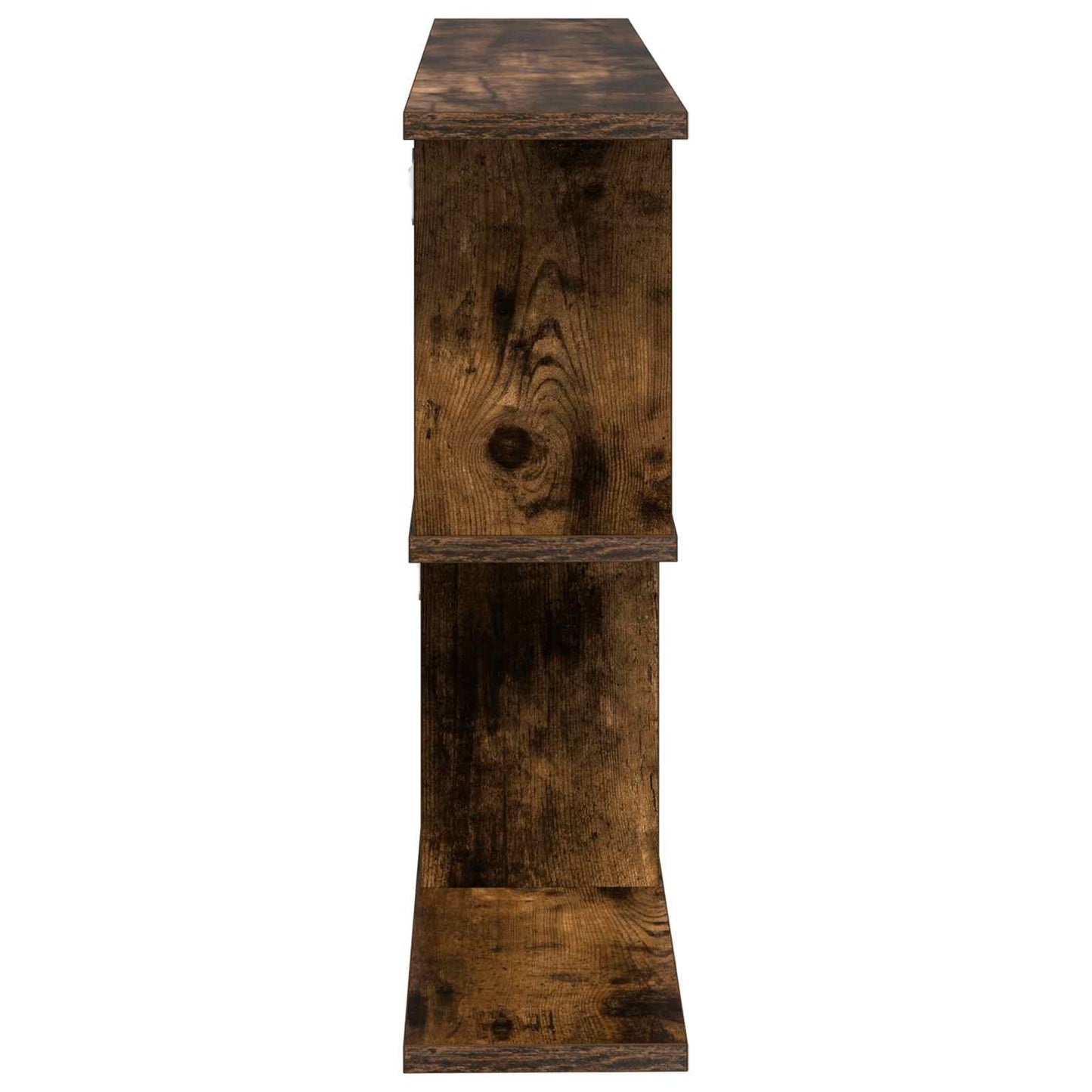 Vegghylle Røkt Eik 80 x 15 x 50,5 cm Konstruert tre
