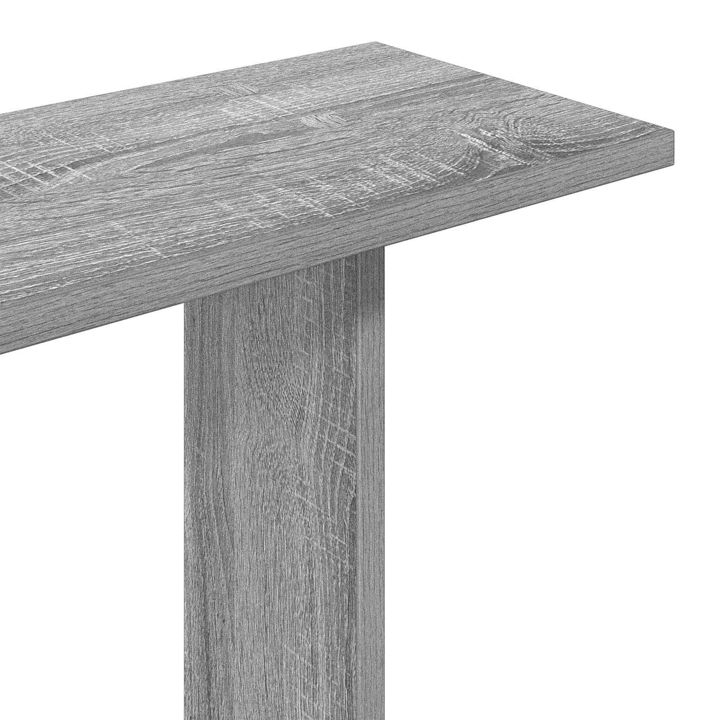Vegghylle Grå Sonoma 80 x 15 x 50,5 cm Konstruert tre