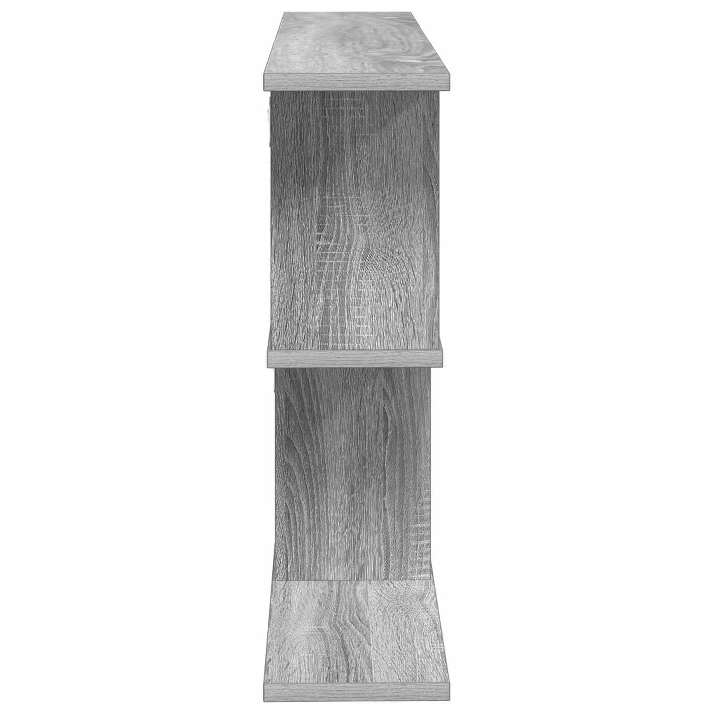 Vegghylle Grå Sonoma 80 x 15 x 50,5 cm Konstruert tre