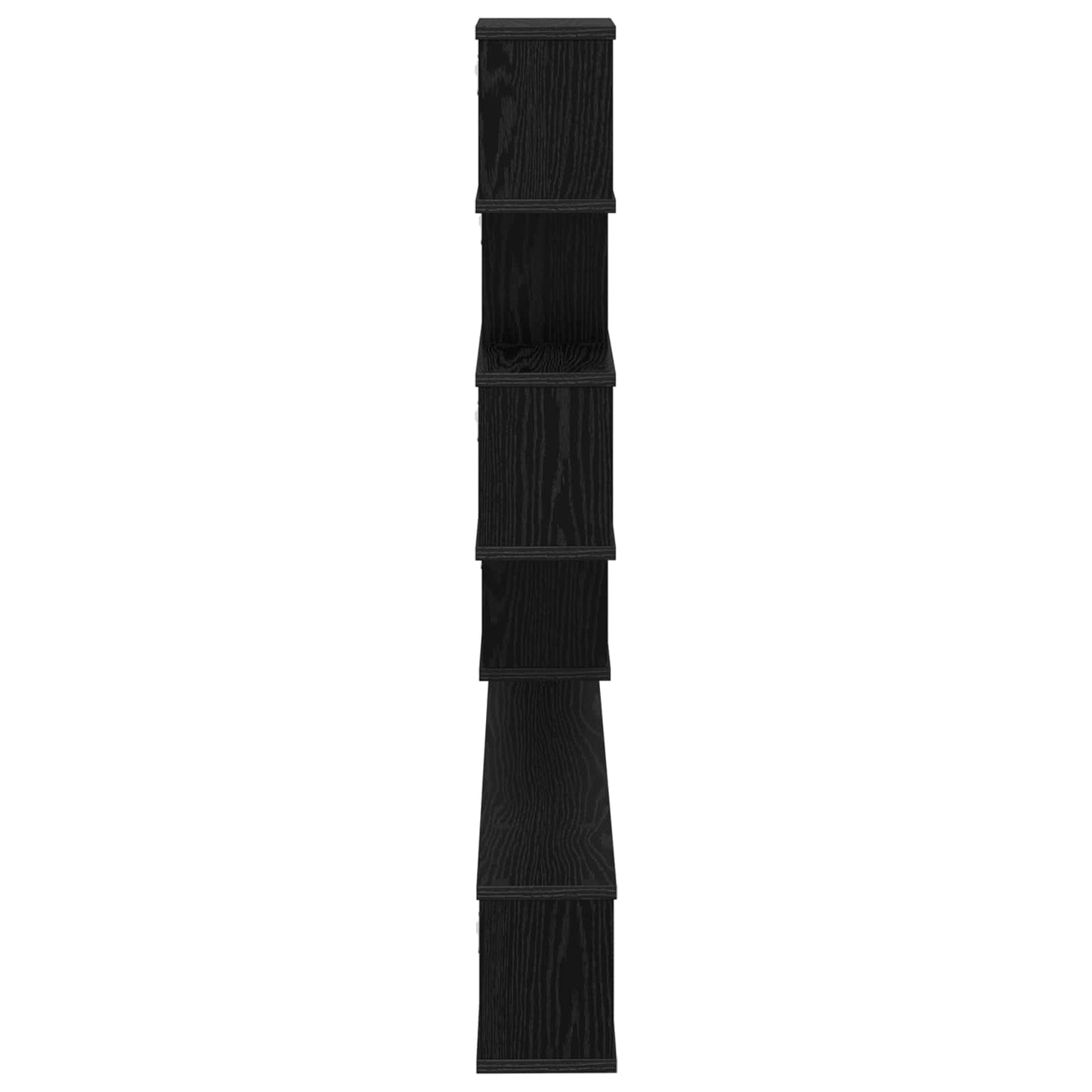 Vegghengt TV-hylle Svart eik 180 x 15 x 94 cm Konstruert tre