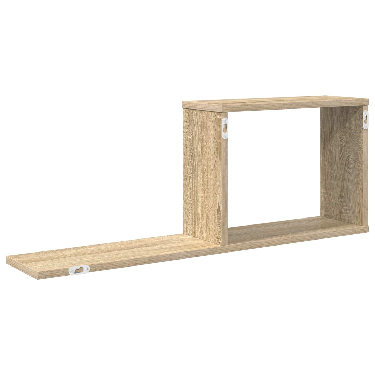 Flytende hyller Sonoma eik 80 x 15 x 30 cm Konstruert tre