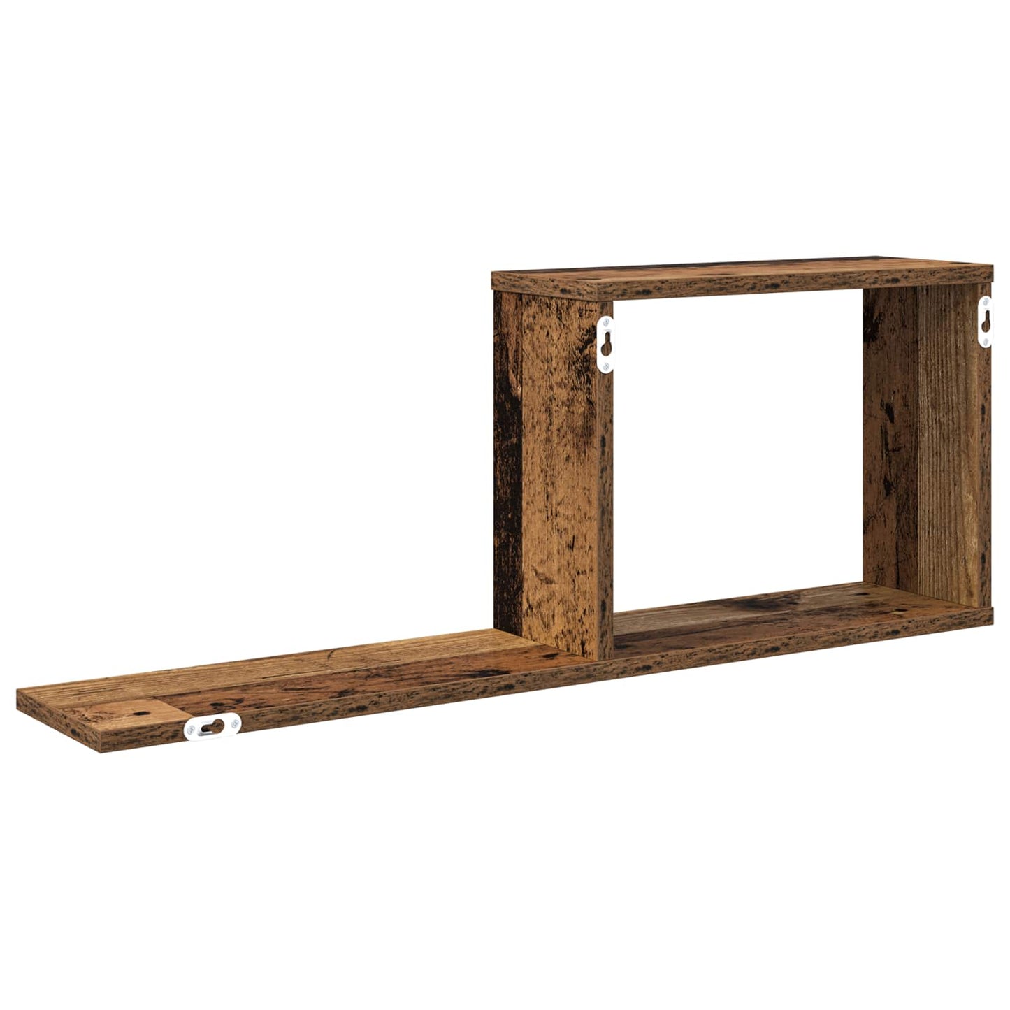Flytende hyller Gammelt tre 80 x 15 x 30 cm Konstruert tre