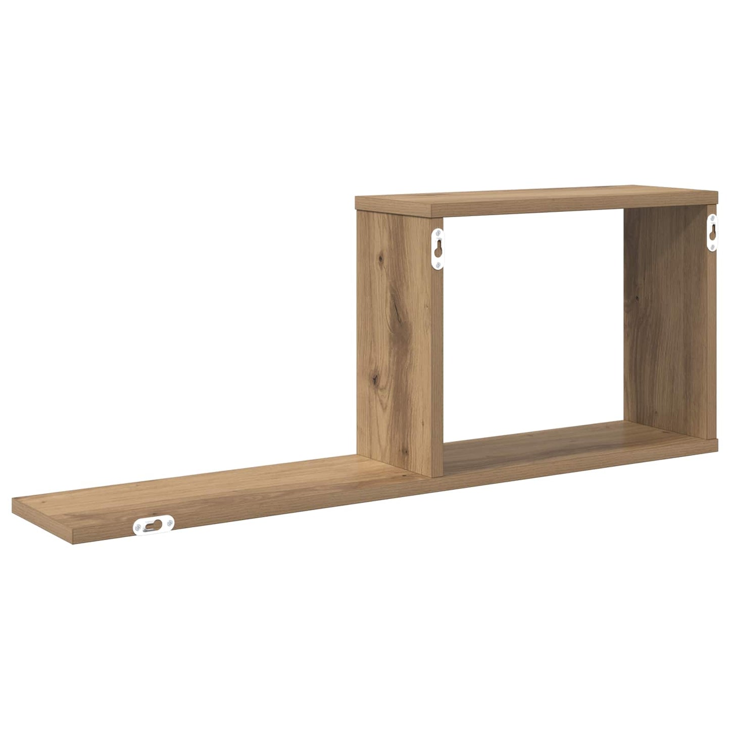 Flytende hyller Artisan eik 80 x 15 x 30 cm Konstruert tre