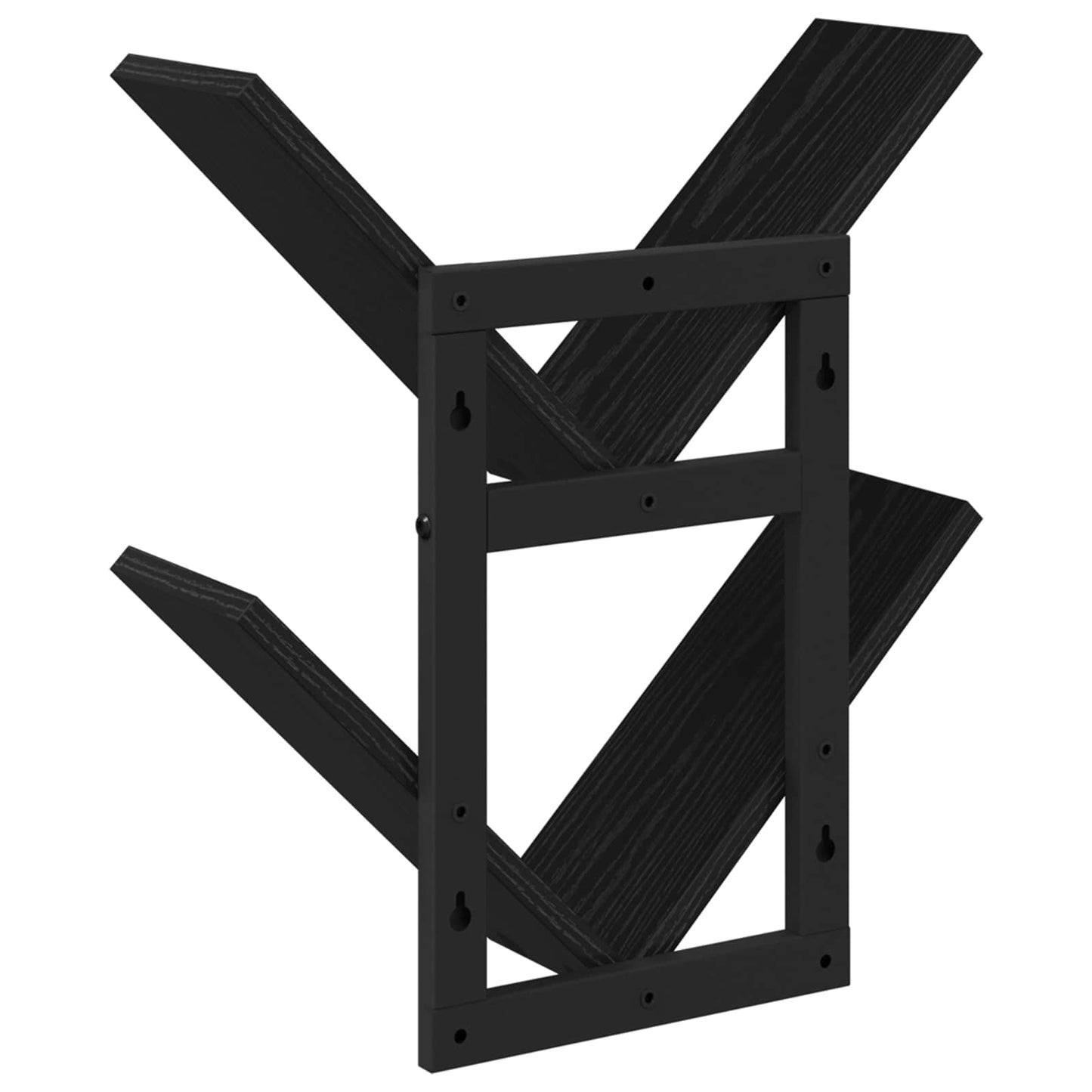 Vegghengt Flytende Hylle Svart eik 43 x 15 x 47 cm