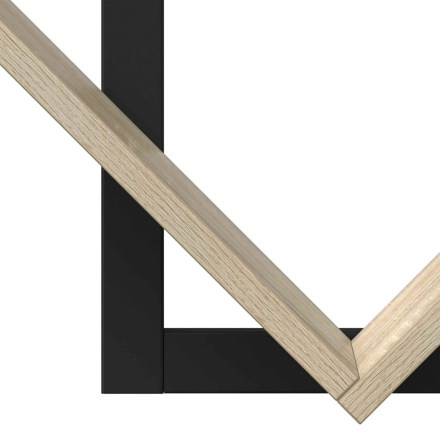 Vegghengt Flytende Hylle 2 pcs Sonoma eik 43 x 15 x 47 cm
