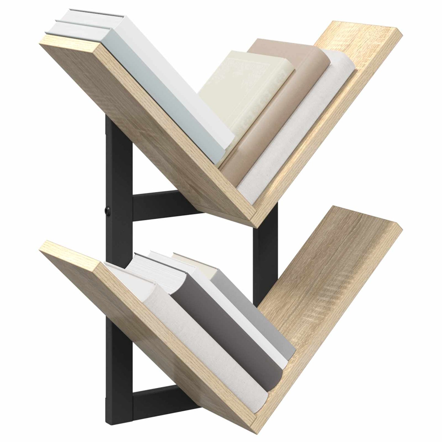 Vegghengt Flytende Hylle 2 pcs Sonoma eik 43 x 15 x 47 cm