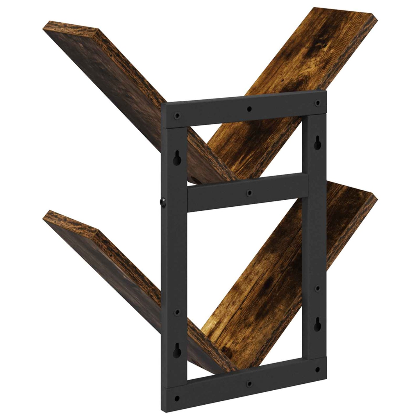 Vegghengt Flytende Hylle Røkt Eik 43 x 15 x 47 cm