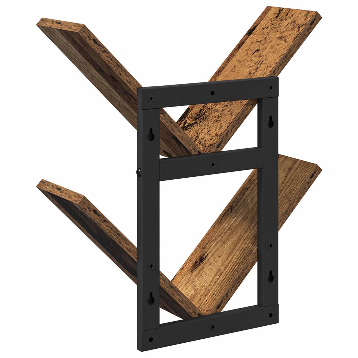 Vegghengt Flytende Hylle Gammelt tre 43 x 15 x 47 cm
