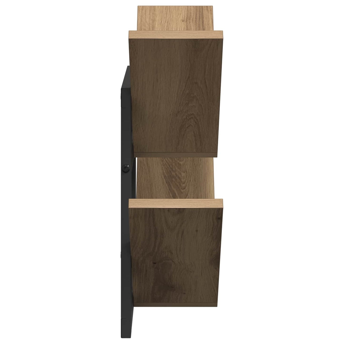 Vegghengt Flytende Hylle 2 pcs Artisan eik 43 x 15 x 47 cm