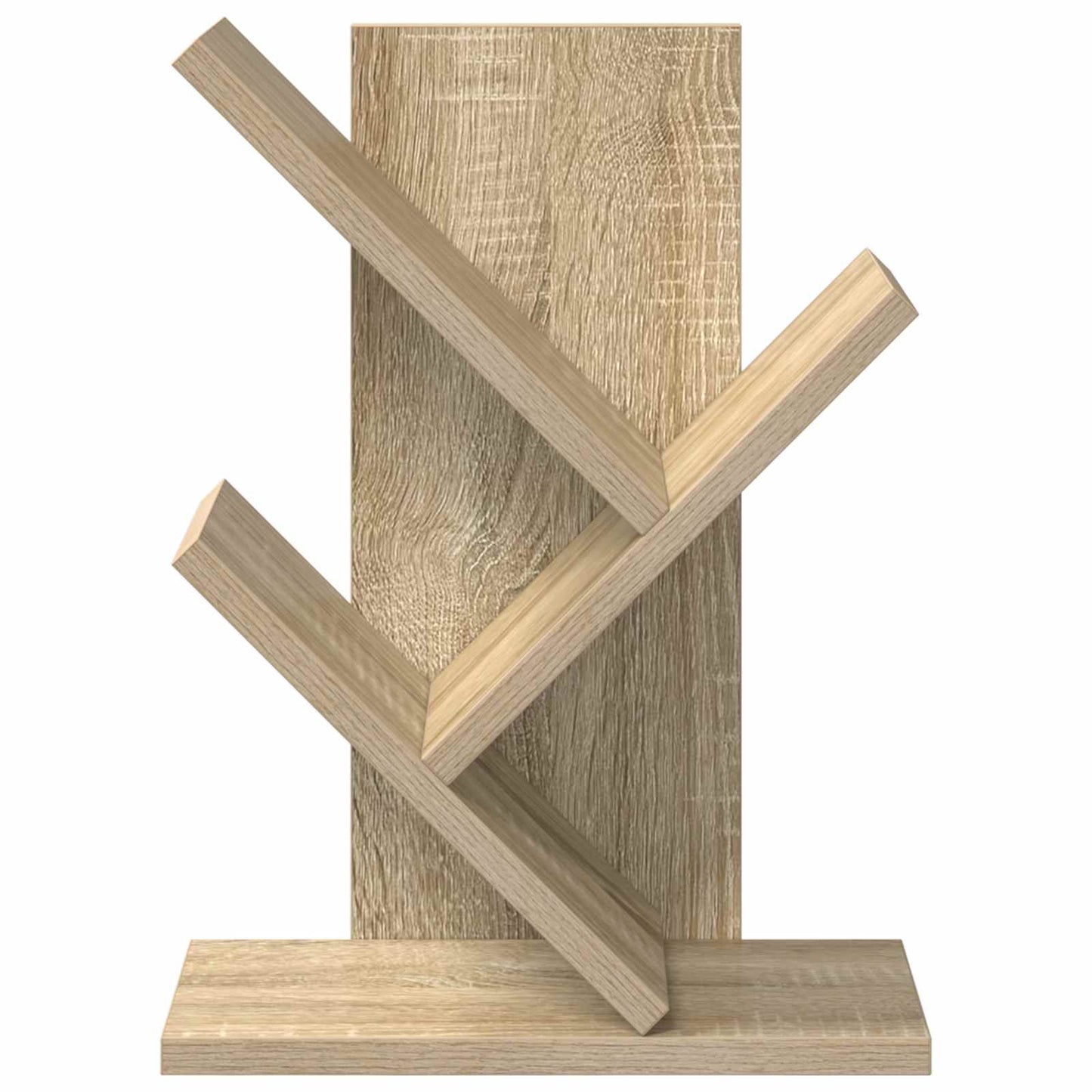 Tre Bokhylle 3-Hyller 30 x 18 x 40 cm Konstruert tre Sonoma eik