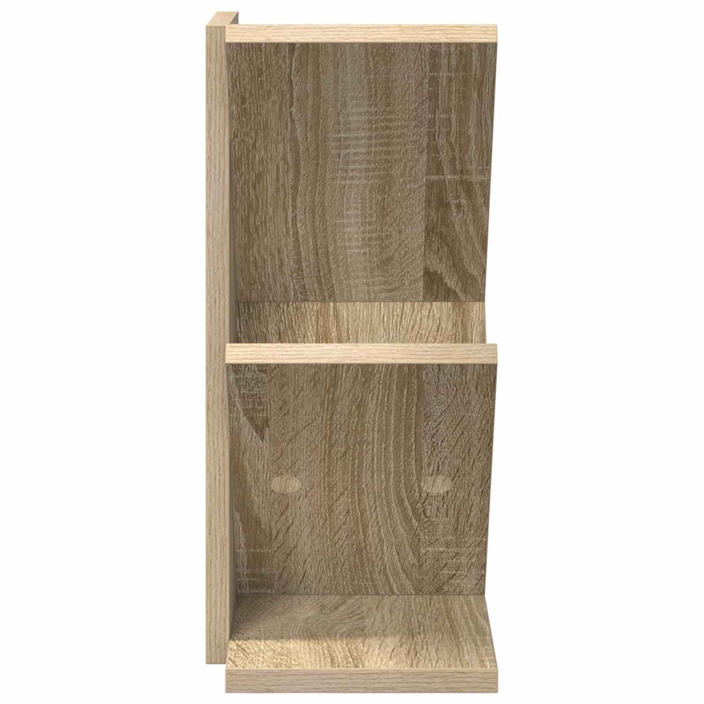 Tre Bokhylle 3-Hyller 30 x 18 x 40 cm Konstruert tre Sonoma eik
