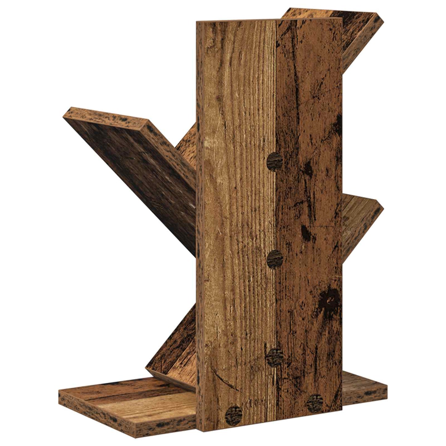Tre Bokhylle 3-Hyller 30 x 18 x 40 cm Konstruert tre