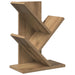 Tre Bokhylle 3-Hyller 30 x 18 x 40 cm Konstruert tre