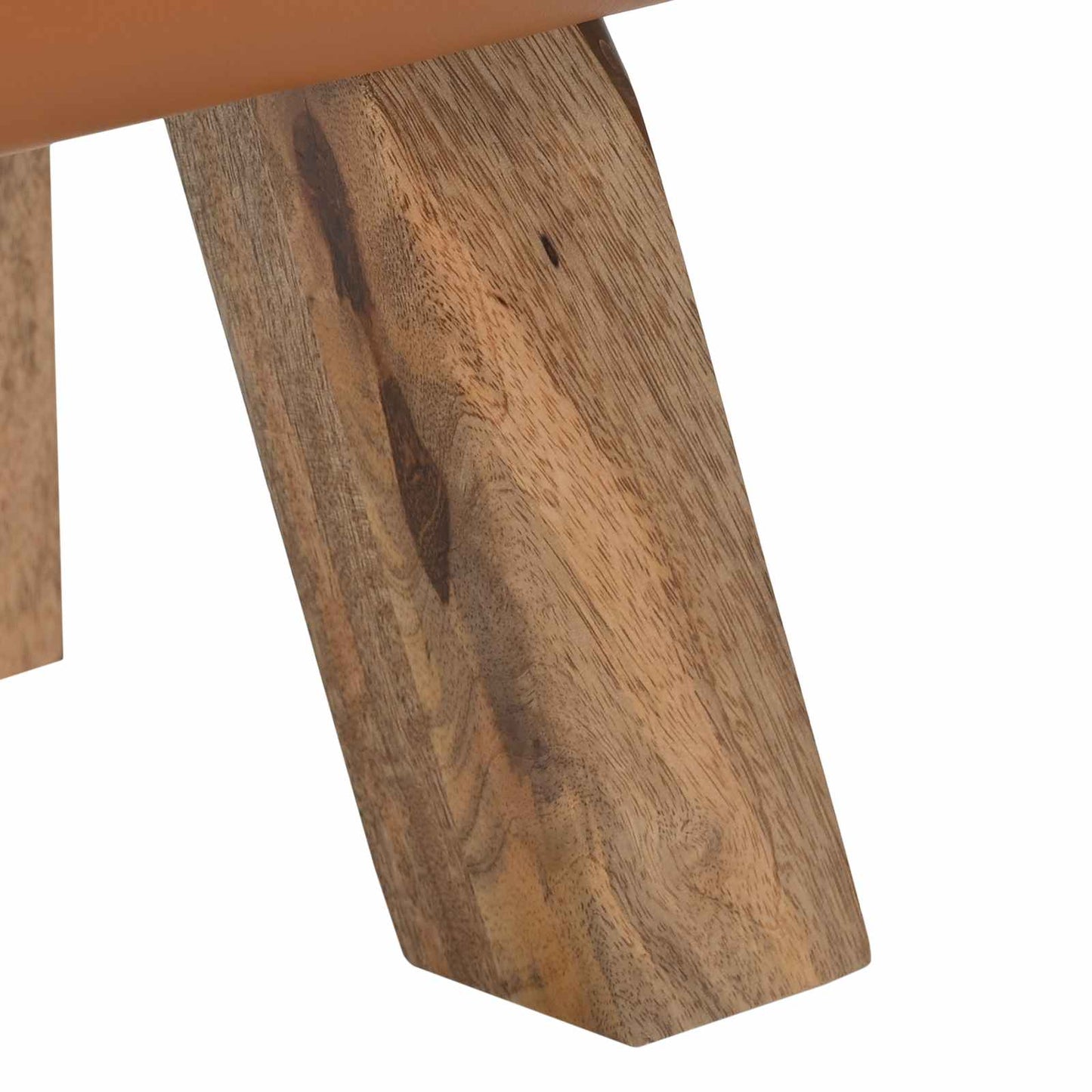 benk Brun 110 x 30 x 45 cm Ekte Lær