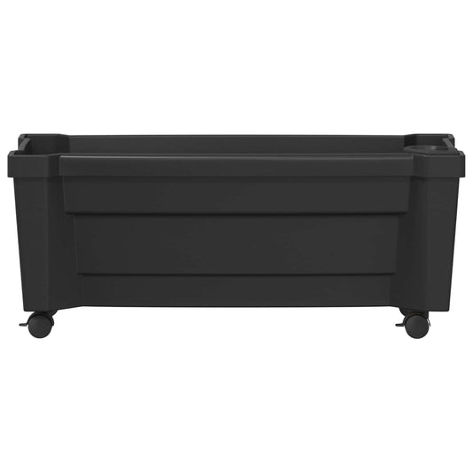 Calypso plante med hjul Antrasitt 79 x 35 x 33 cm PP