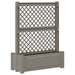 Stor plantekasse med espalier Grå 99,5 x 43 x 133,5 PP