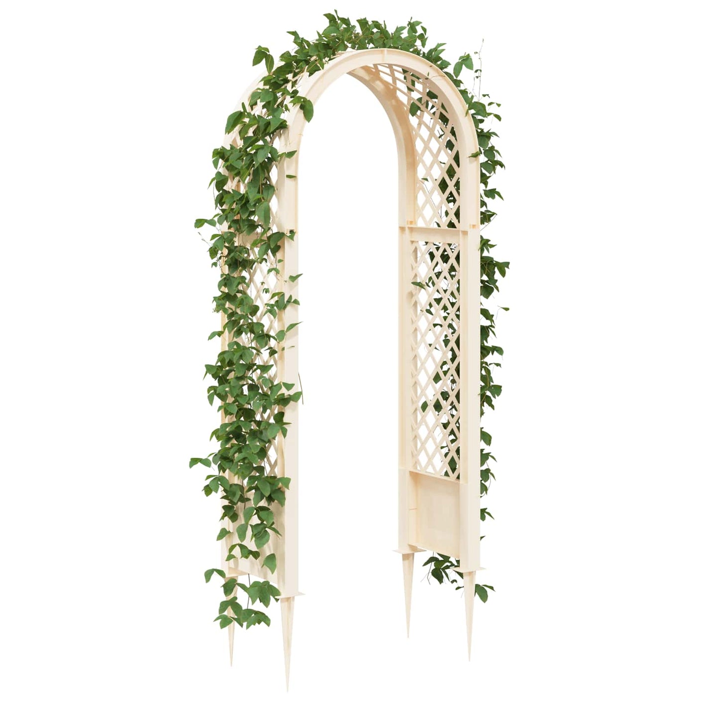 Rosbue med pigger Hvit 97 x 43 x 218 cm PP