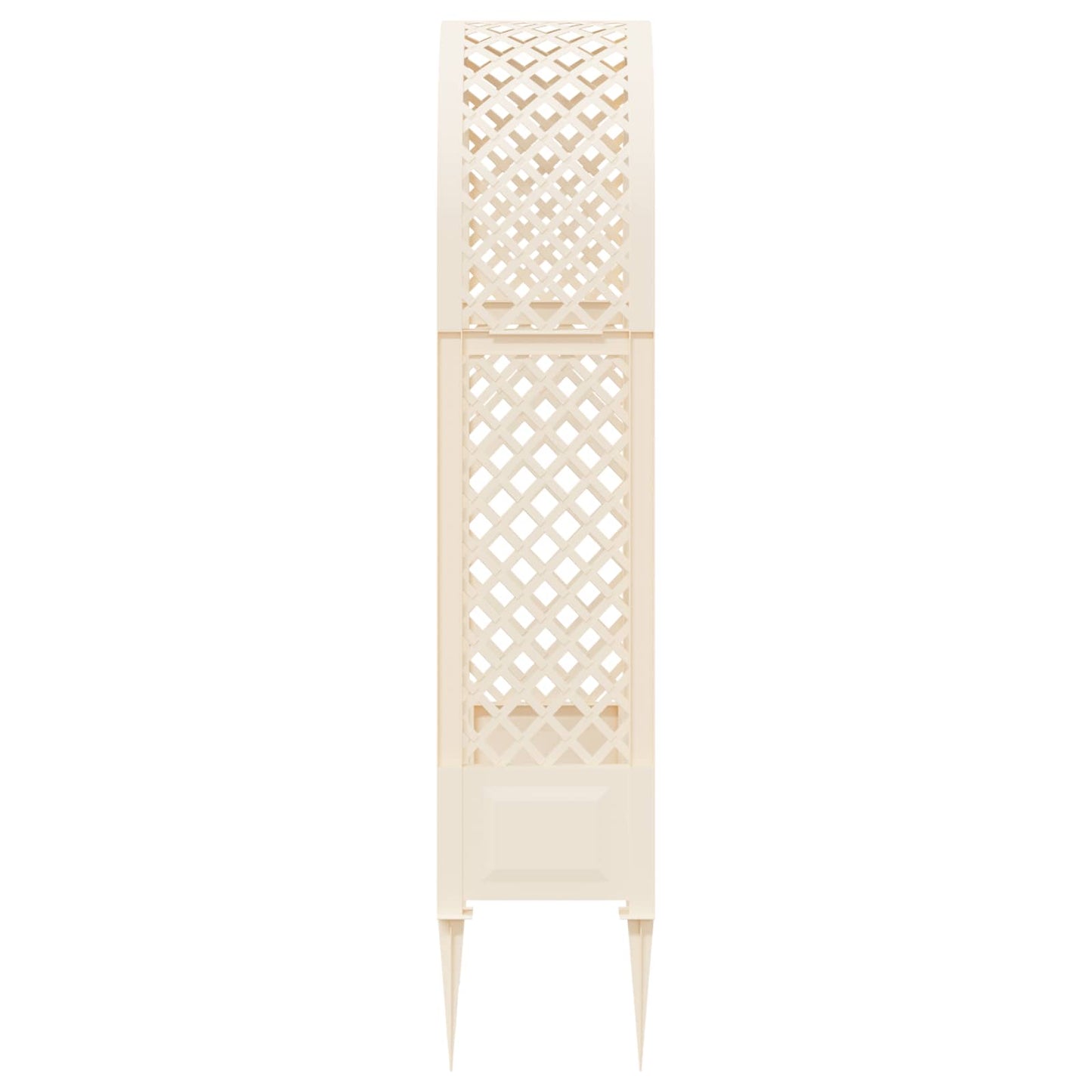 Rosbue med pigger Hvit 97 x 43 x 218 cm PP