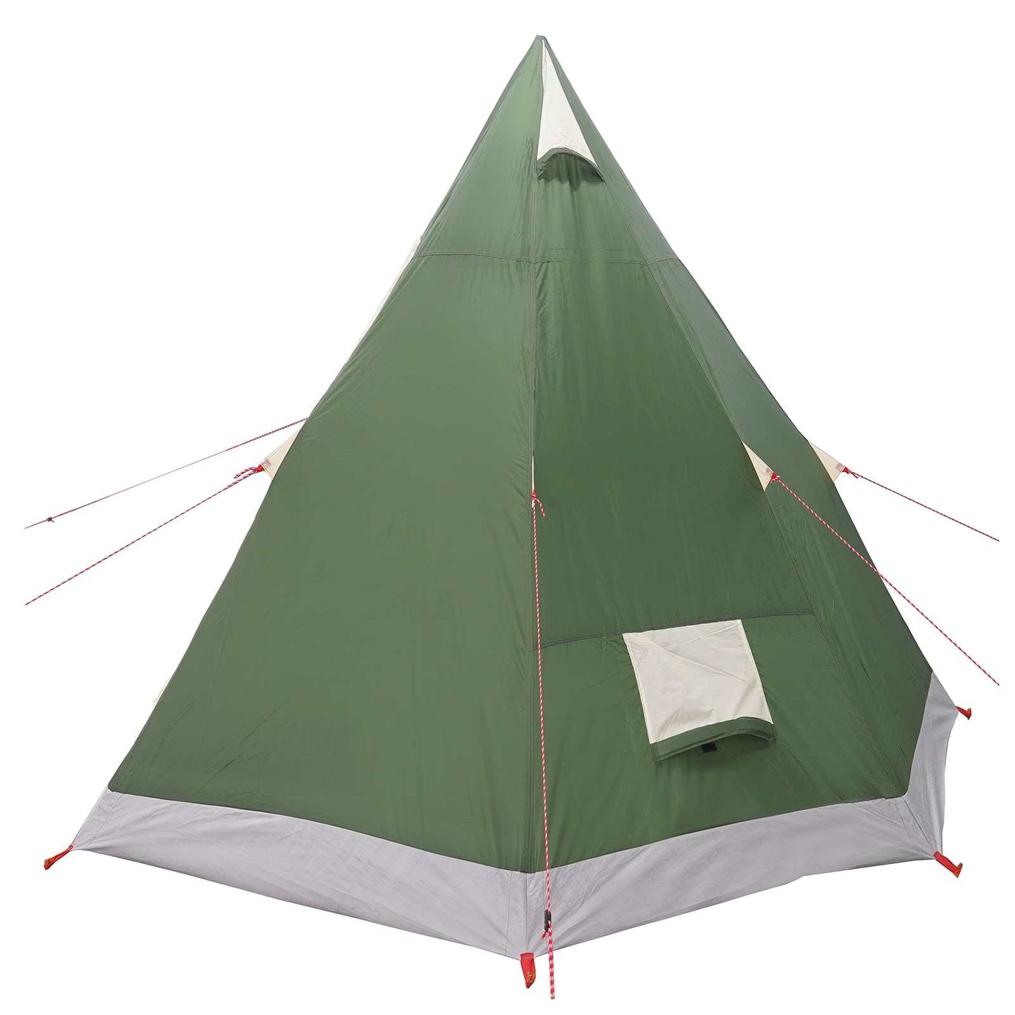 3 person Grønn 185T Polyester med PU Belegg