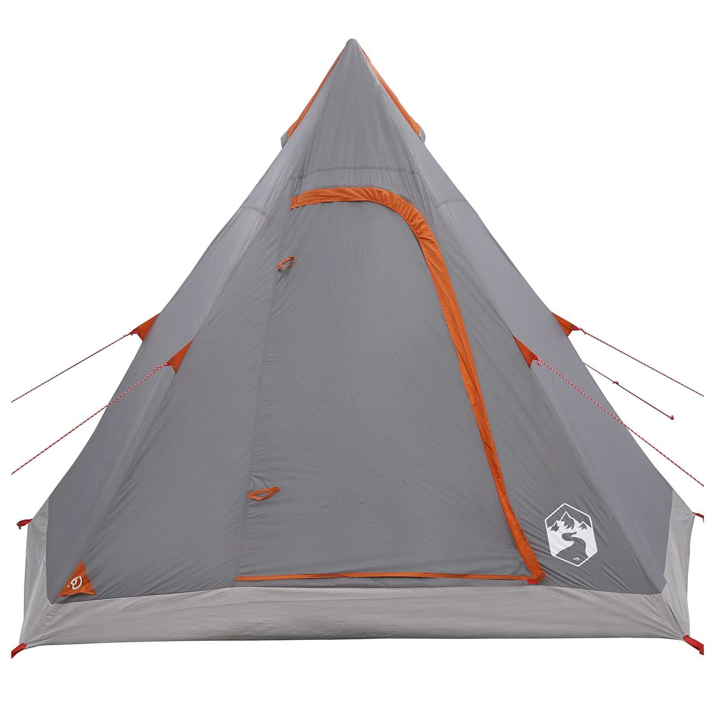 3 person Grå og Oransje 185T Polyester med PU Belegg