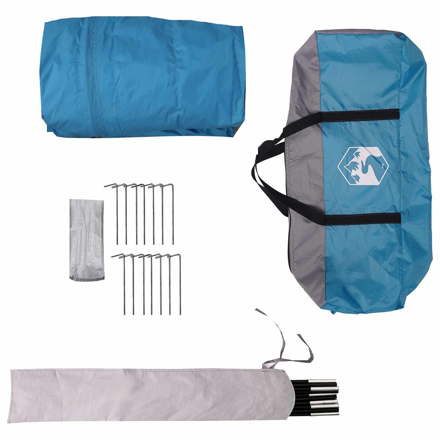 Vannavvisende party telt Blå 185T Polyester med PU Belegg