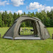 Trekkingtelt med regndeksel, vannavstøtende 3 person Army grønn