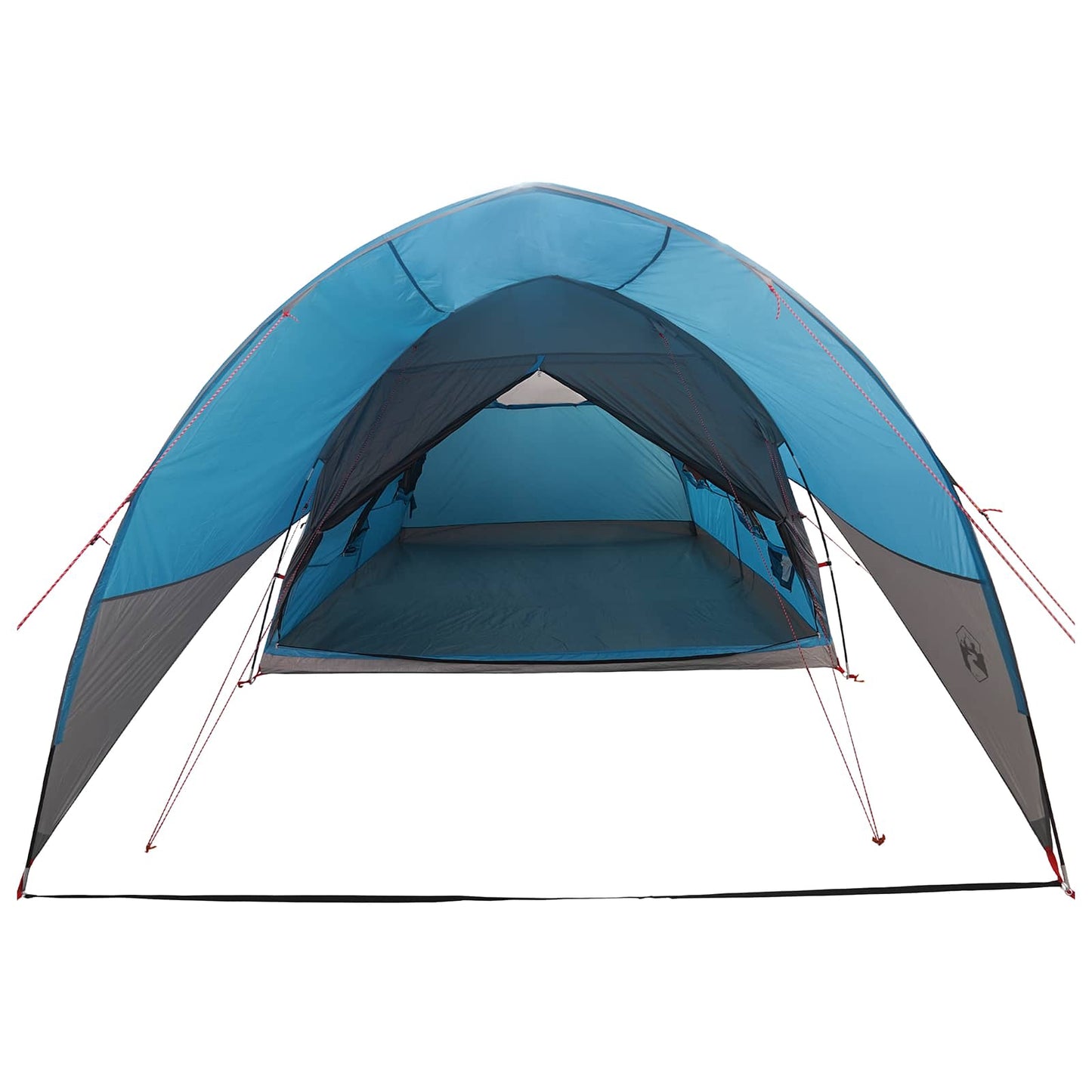Tunnel Tent med Regntrekk Vannavvisende 10 person Blå