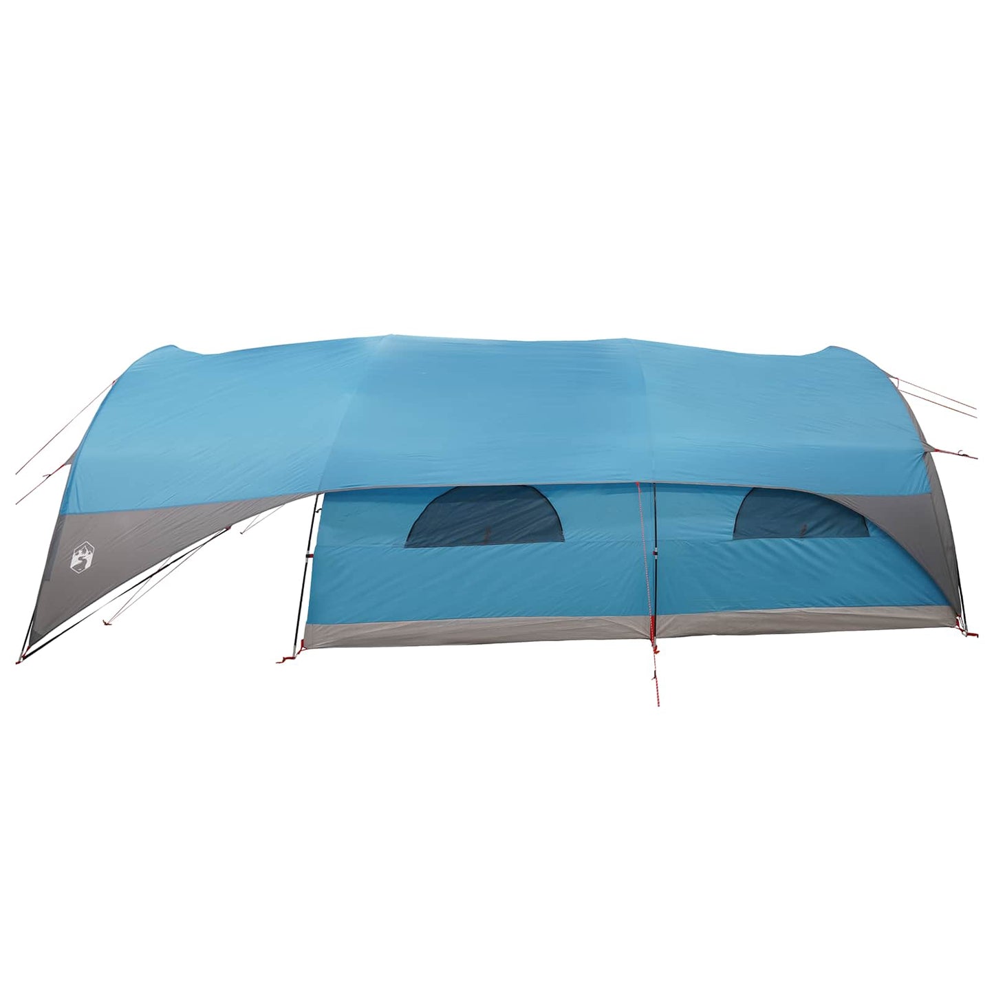 Tunnel Tent med Regntrekk Vannavvisende 10 person Blå